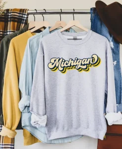 Michigan Retro Unisex Sweatshirt