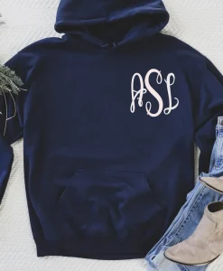 Monogram Alphabet Hoodie