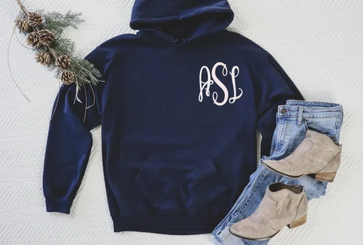 Monogram Alphabet Hoodie