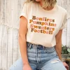 Bonfires Pumpkins Sweaters Football Shirt