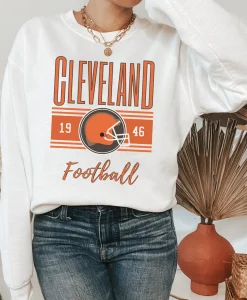 Cleveland Football Retro Crewneck Sweatshirt