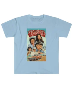 Dukes of Hazzard Cast promotional art T-Shirt