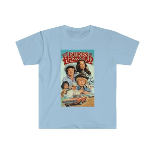 Dukes of Hazzard Cast promotional art T-Shirt