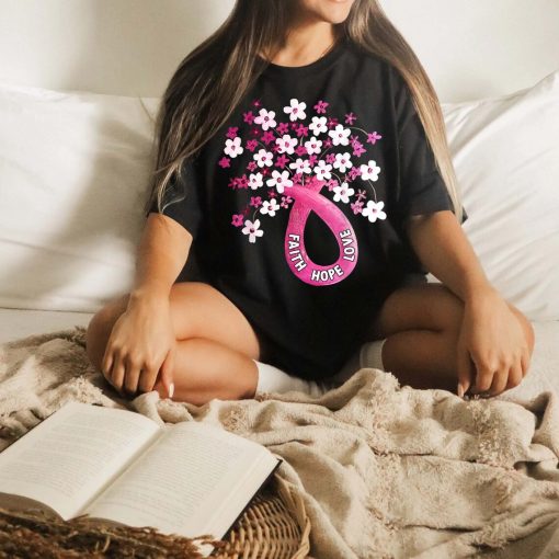 Faith Hope Love Pink Ribbon Shirt