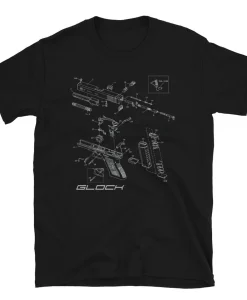 Glock Gun Schematics T-Shirt