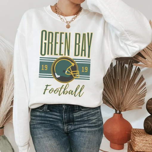 Green Bay Football Vintage Crewneck Sweatshirt