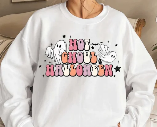 Hot Ghoul Halloween Sweatshirt