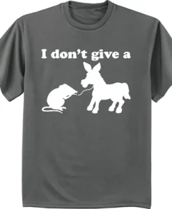 I don't give a rat's ass t-shirt