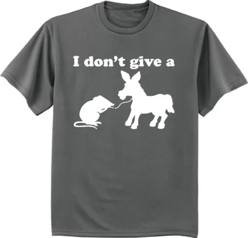 I don't give a rat's ass t-shirt