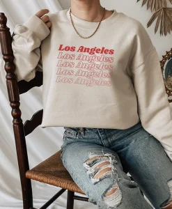 Los Angeles Ombre Crewneck Sweatshirt