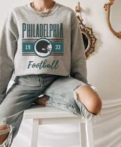 Philadelphia Football Retro Crewneck Sweatshirt