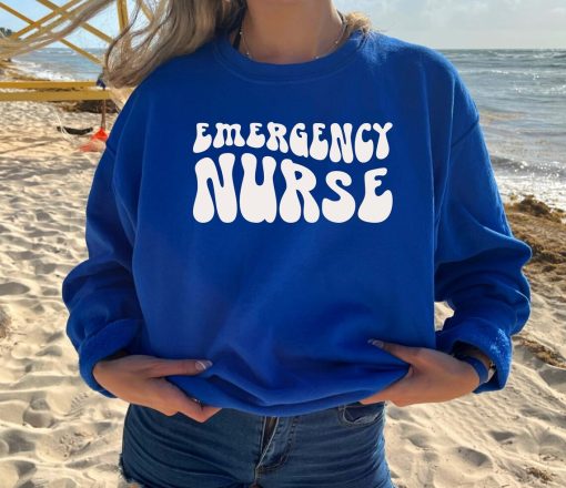 Retro Emergency Nurse Sweatshirt