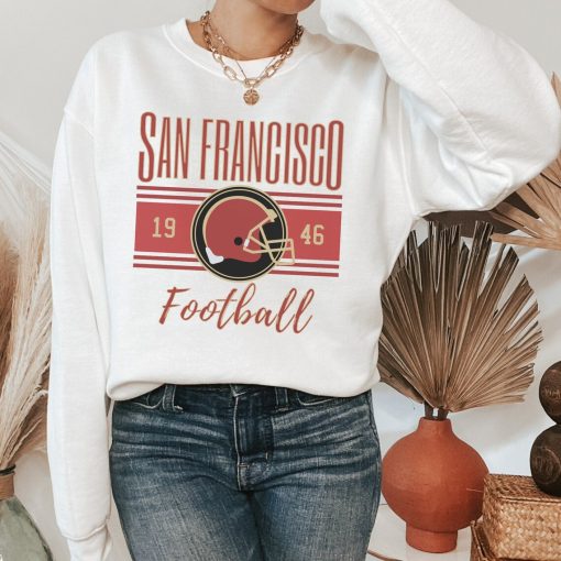 San Francisco Football Vintage Crewneck Sweatshirt