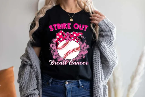 Strike Out Breast Cancer Shirt