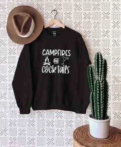 Campfire and Cocktails Sweatshirt