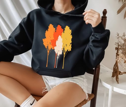 Distressed Maple Tree Hoodie