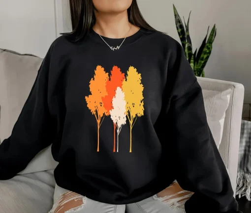 Distressed Maple Tree Sweatshirt