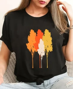 Distressed Maple Tree T Shirt