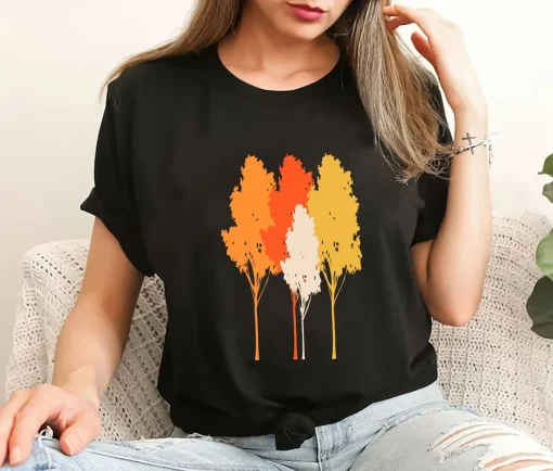 Distressed Maple Tree T Shirt