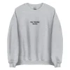 Embroidered my tummy hurts crewneck sweatshirt