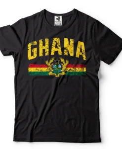 Ghana Coat of Arms Flag Tee Shirt