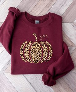 Leopard Pumpkin Sweatshirt