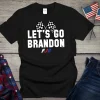 Let's Go Brandon Checkered Flag Political T-shirt