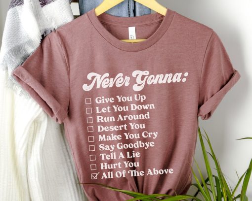 Never Gonna Check List Shirt