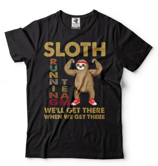 Sloth Running T-shirt