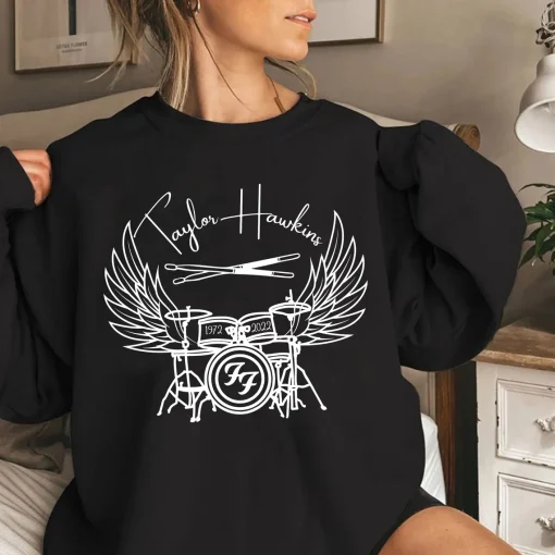 Taylor Hawkins Memorial Foo Fighters Unisex Sweatshirt