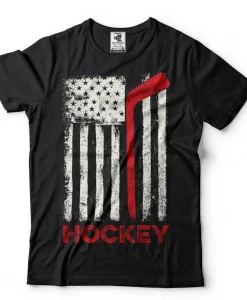 USA Flag Hockey T-Shirt