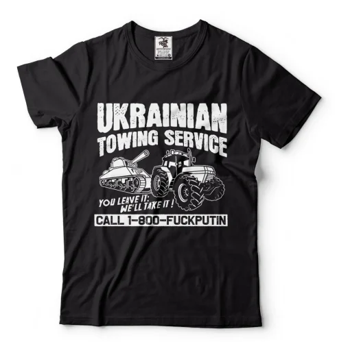 Ukrainian Towing Service Tractor T-shirt