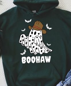 Boo Haw Ghost Halloween Hoodie