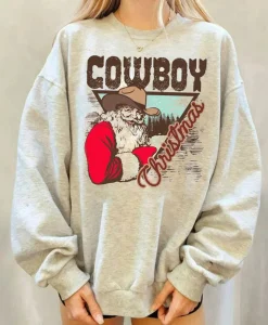 Cowboy Christmas Sweatshirt