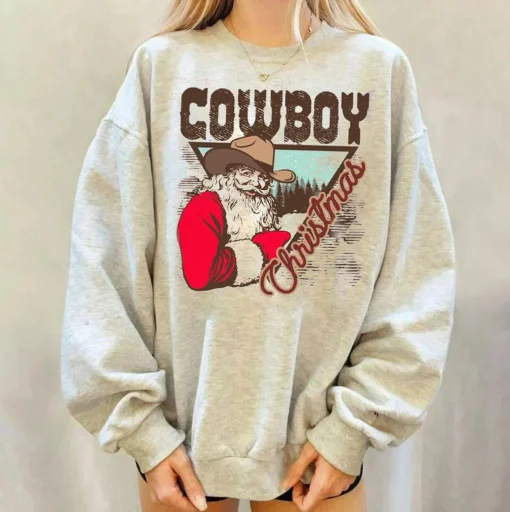 Cowboy Christmas Sweatshirt