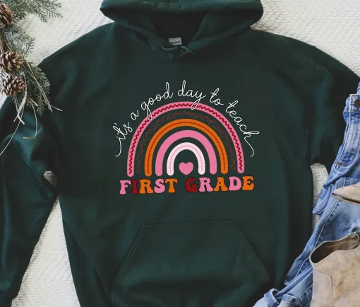 First Grade Teacher Hoodie