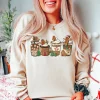 Gingerbread Christmas Coffee Sweatshirt