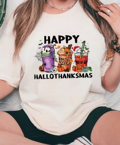 Happy Hallothanksmas Coffee Cup Shirt