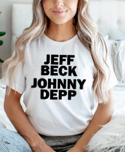 Jeff Beck and Johnny Depp 2022 Tour Shirt