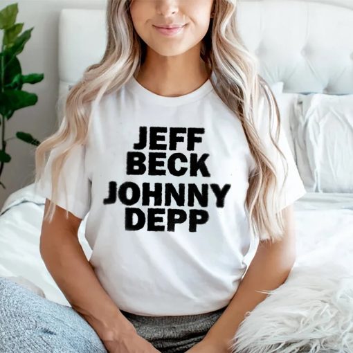 Jeff Beck and Johnny Depp 2022 Tour Shirt