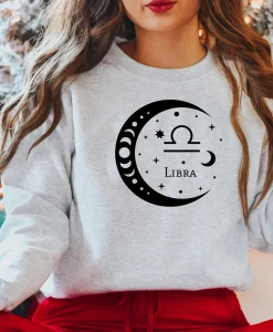 Libra Star Map Sweatshirt