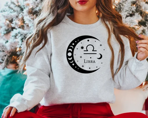 Libra Star Map Sweatshirt