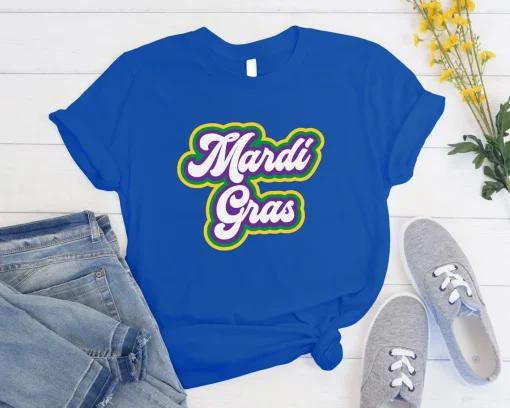 Retro Mardi Gras Shirt