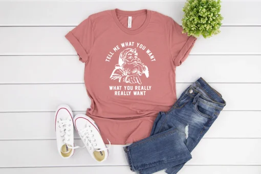 Santa Tell Me What You Want T Shirt