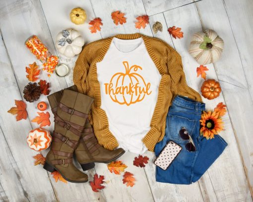 Thankful Pumpkin Shirt