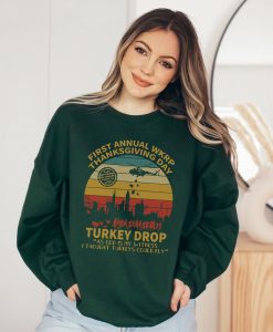 First Annual WKRP Thanksgiving Day Turkey Drop Sweatshirt