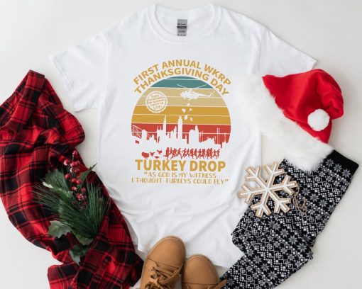 First Annual WKRP Thanksgiving Day Turkey Drop T-Shirt