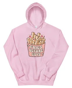 Fries Before Guys Funny Valentines Day 2022 Hoodie