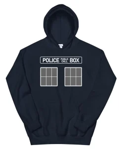 Police public call box hoodie