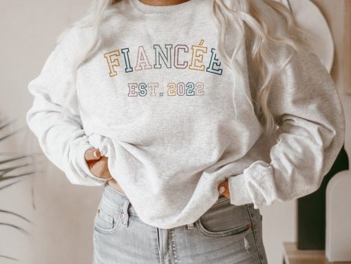 Retro Fiancee Est Sweatshirt